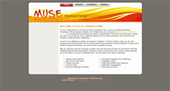 Desktop Screenshot of muse-productions.net